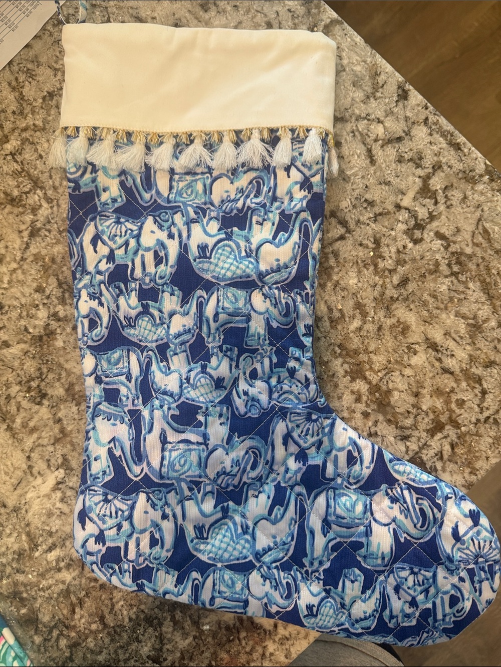 Tusk in the Sun Christmas Stocking